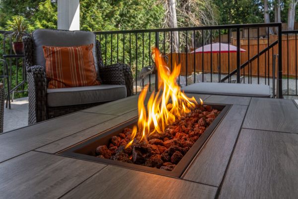 Gas Fire Pit Installation in Terre Haute