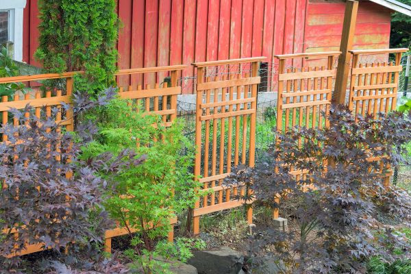 Wood Trellis Mounting in Terre Haute