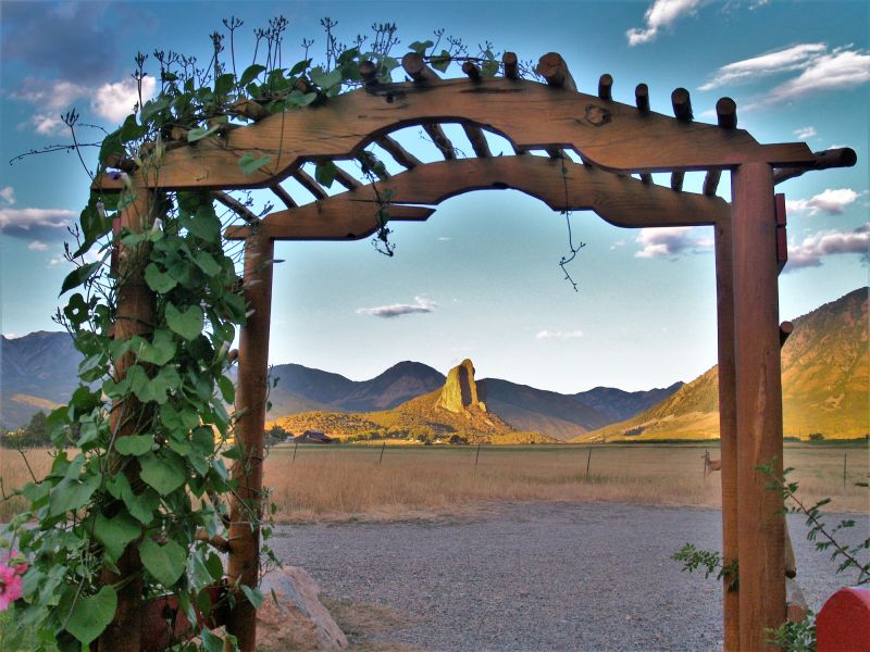 Wood Trellis Mounting